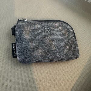 lululemon athletica Silver Glitter Wallet